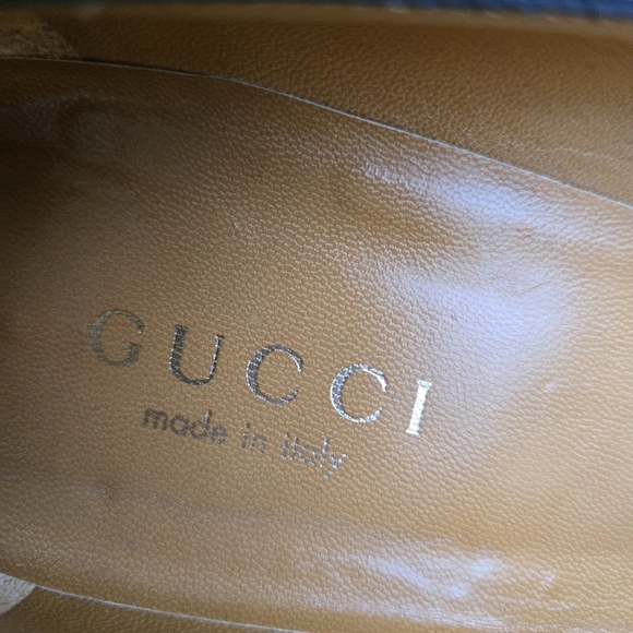 Gucci Classic Women's Mid-Heel Brown Leather Pump, Size 9B - Picture 9 of 13